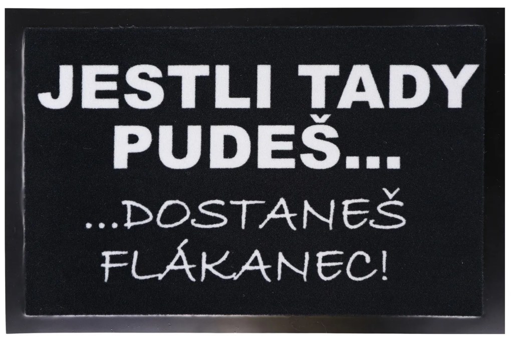 Predložka Flákanec 40x60 cm, 40x60, čierna, Mercury Flooring