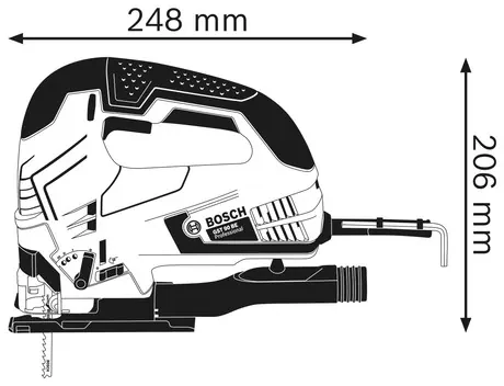 Priamočiara píla Bosch GST 90 BE