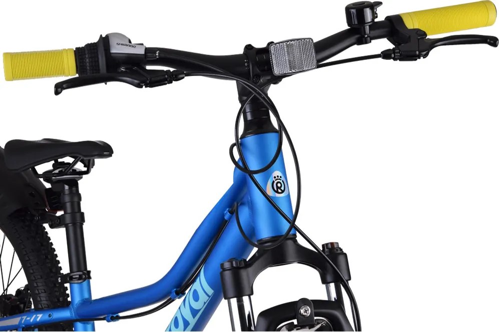 RoyalBaby bicykel 24 palcov Student Bicycle 7–17 pre deti a mládež RB24-37 modrý