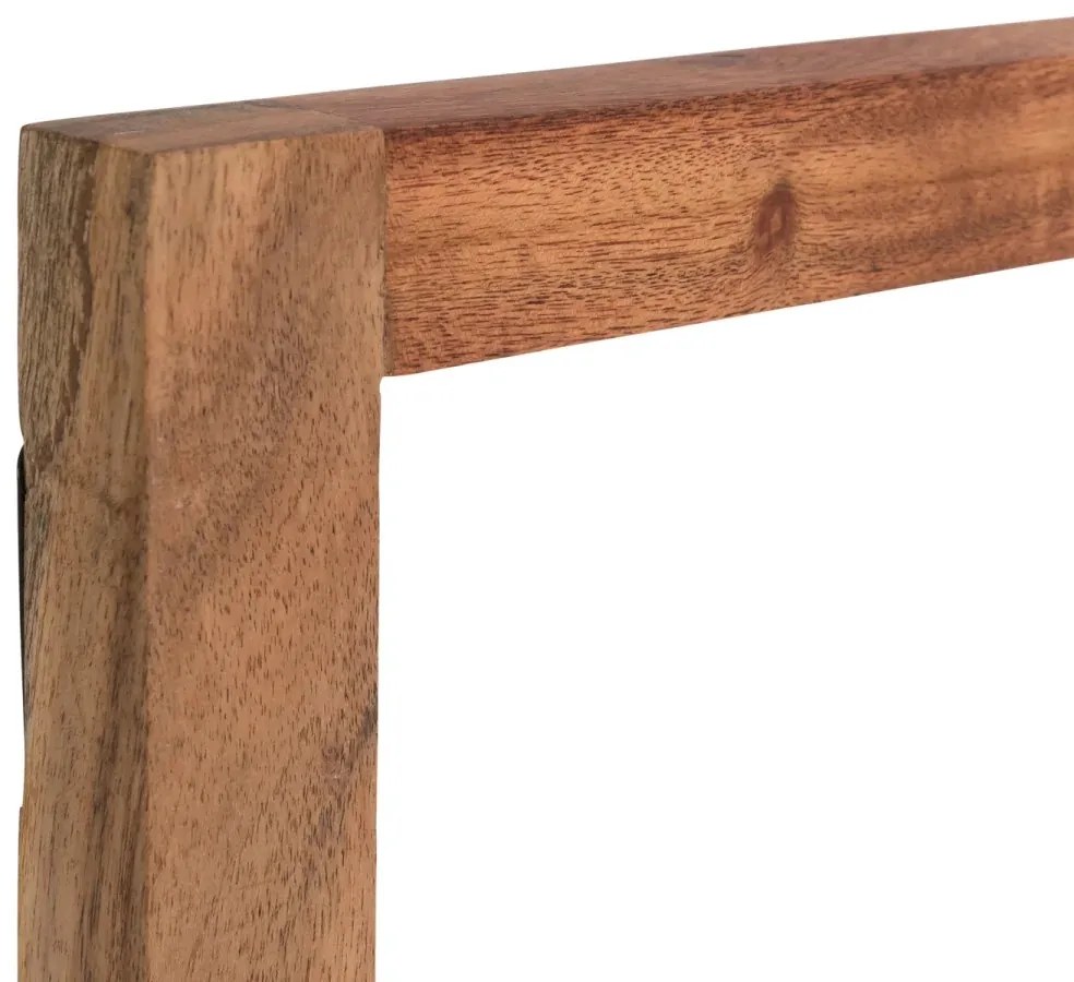 furniture-nabytek.cz - Masívne kúpeľňové zrkadlo Sydney light I z akácie, lakované, hnedé – 105×16×60 cm