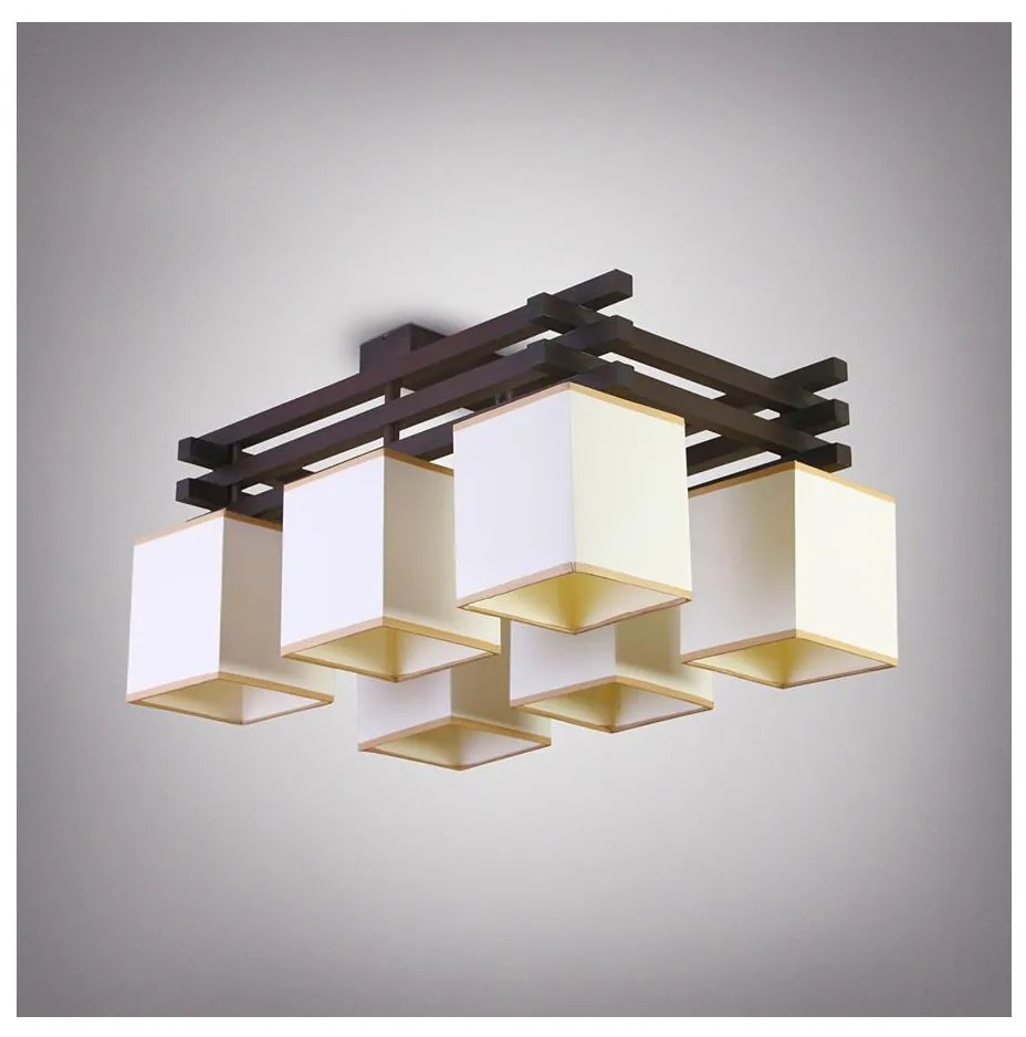 Prisadený luster AMSTERDAM 6xE14/40W/230V