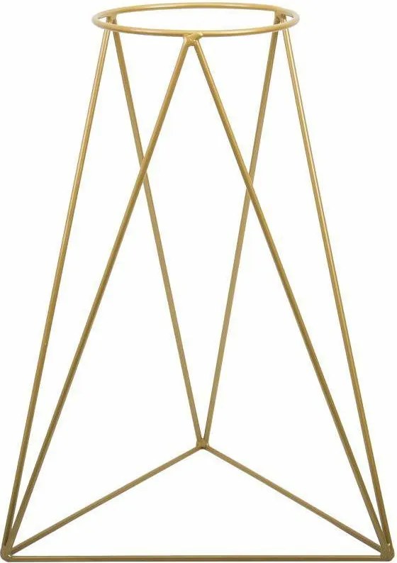 STOJAN NA KVETINÁČ TRIANGLE 90X50X24 CM ZLATÁ