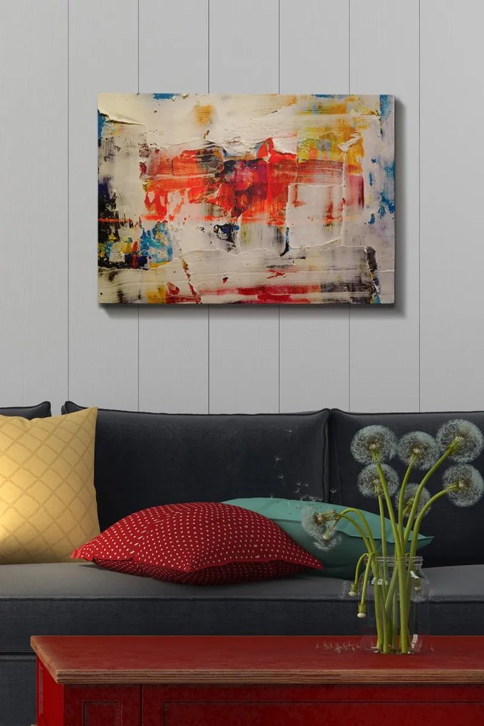 Obraz na plátne Abstraktná stena 50x70 cm