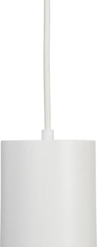 Dizajnové závesné svietidlo biele vrátane adaptéra na lištu 3-fázové - 3-Phase Tubo