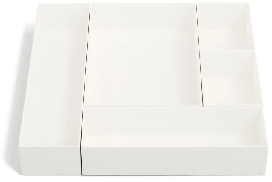 Kartónové organizéry do zásuvky v súprave 5 ks Emma Paper Laminate – Bigso