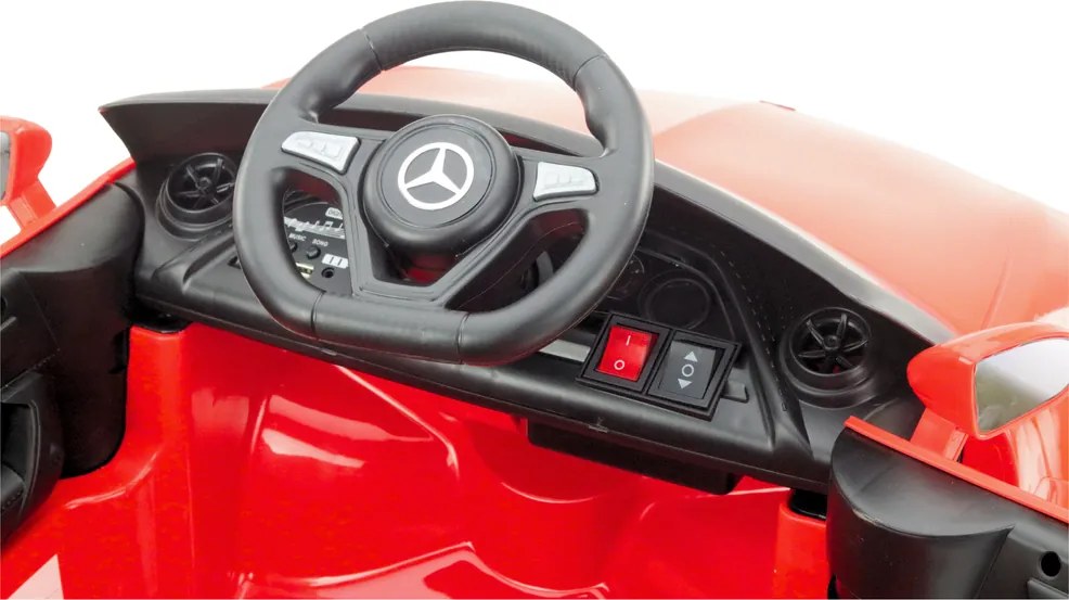 LEAN CARS Mercedes KL-1666-1 Červené batériové vozidlo