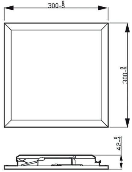 Philips - LED Stmievateľné stropné svietidlo SLIM SCENE SWITCH LED/12W/230V 4000K