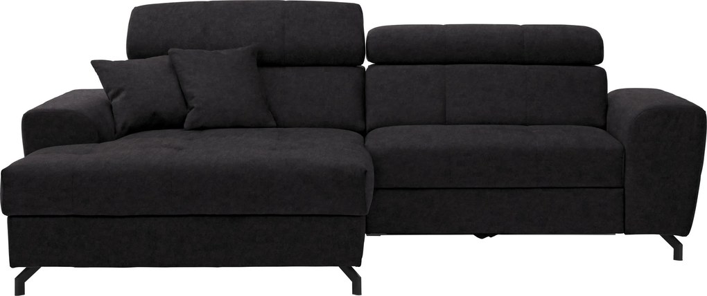 XXXLutz ROHOVÁ SEDAČKA, textil, grafitová Carryhome - Sedačky - 000812004407