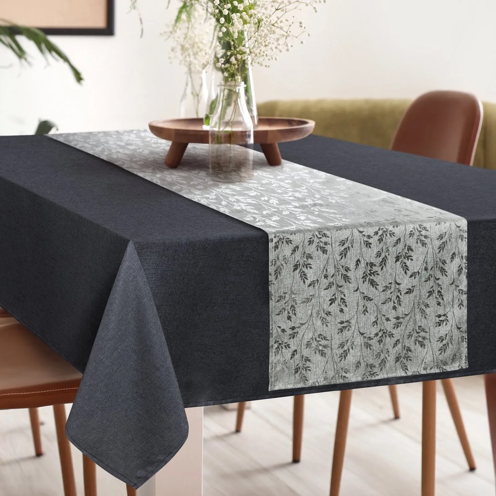 OBRUS ANITA6 SADA 140X220 CM, 33X220 CM VZOROVANÝ