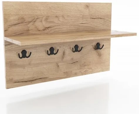 Predsieňová stena PIK3, dub craft zlatý