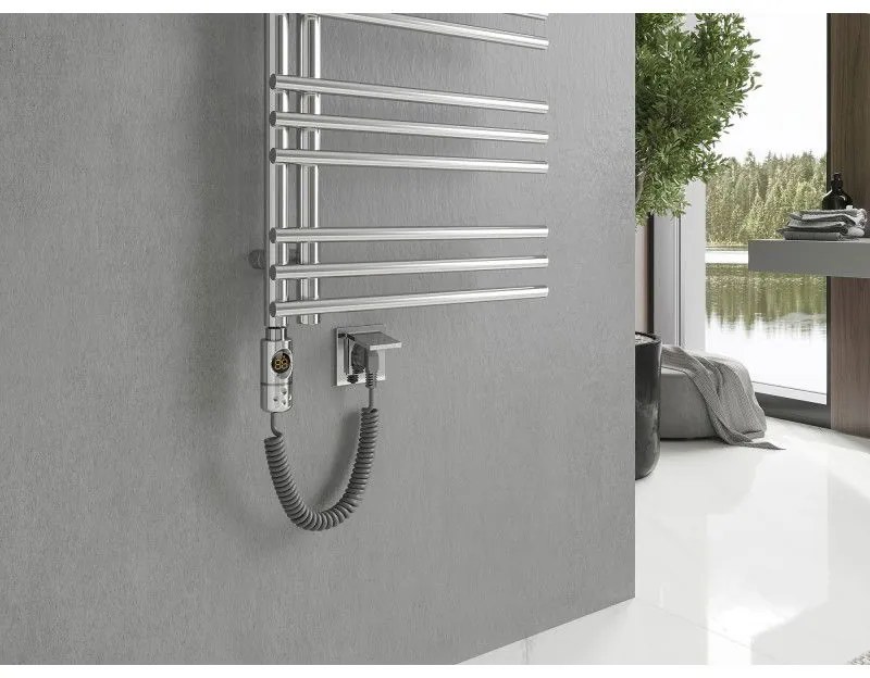 Mexen Neptun, elektrické vykurovacie teleso 1600 x 500 mm, 600 W, chrómová, W101-1600-500-2600-01