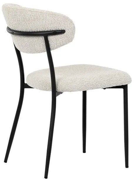 Autronic BONTEC Jedálenská stolička, béžová, látka bouclé, CT-W1021 CRM2 Farba: Šedá