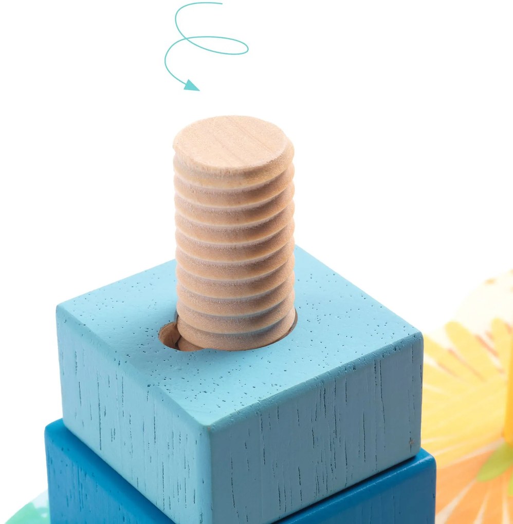 Drevené stohovacie pyramídy - 3 spôsoby stohovania