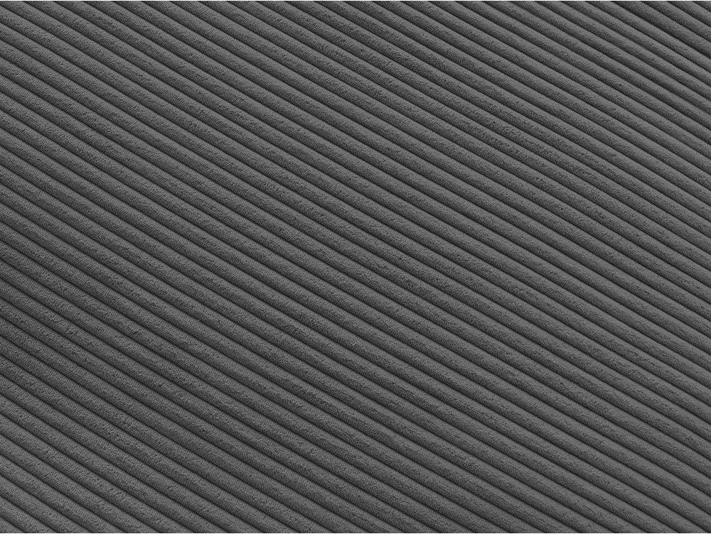 Tmavosivá menčestrová rohová pohovka Belair – Bobochic Paris