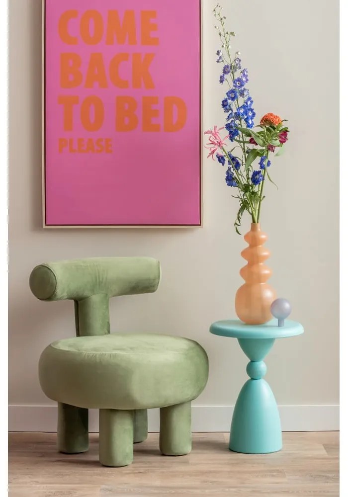 Kovový okrúhly odkladací stolík ø 34 cm Folly – Leitmotiv