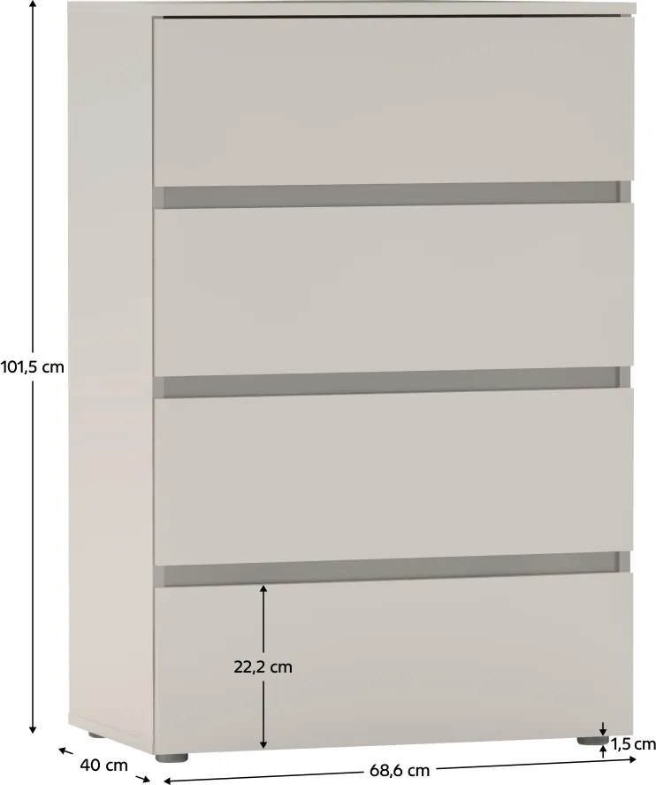 Komoda PARMAD, kašmír