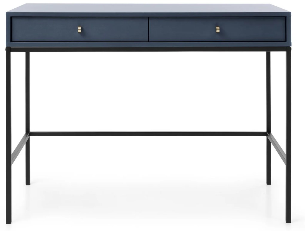 Toaletný stolík Mono II 104 cm modrý/čierny