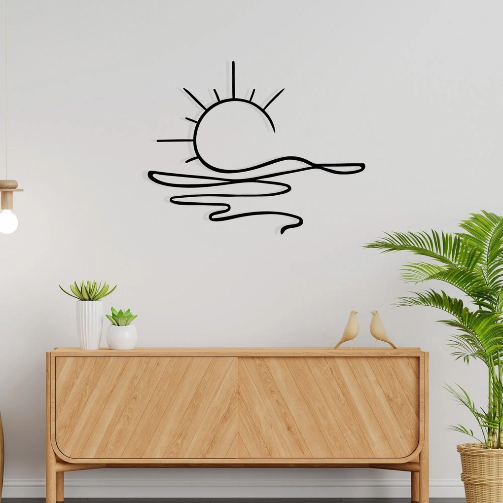 Nástenná dekorácia Alborada čierna