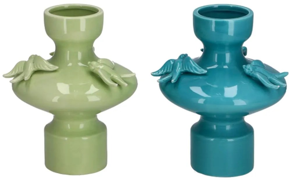 Vosteen Keramická váza Dolo 14,5cm Variant: Tyrkysová