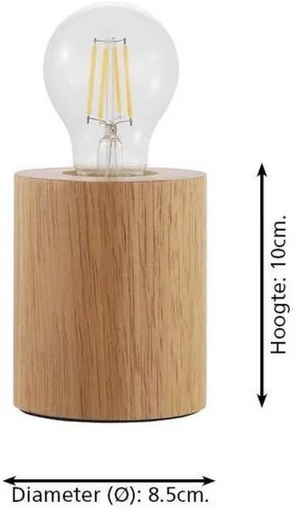 Eglo 901173 - Stolná lampa TURIALDO 1xE27/28W/230V