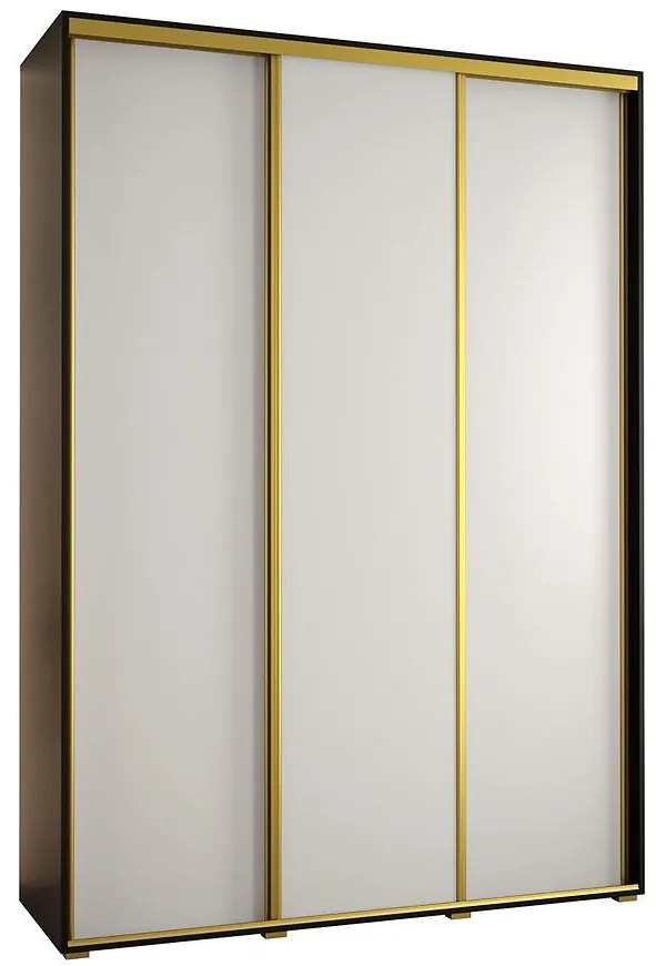 Skriňa 45 Canaris 1 190 čierna/biela/gold