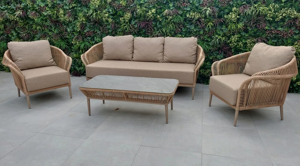 Hliníková vypletaná súprava LARNAKA