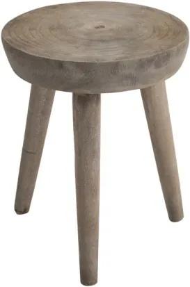 Drevená stolička Paulownia - Ø 34*44 cm