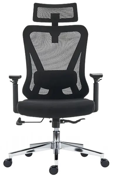 Kancelárska ergonomická stolička Neoseat KETTY — čierna, nosnosť 130 kg