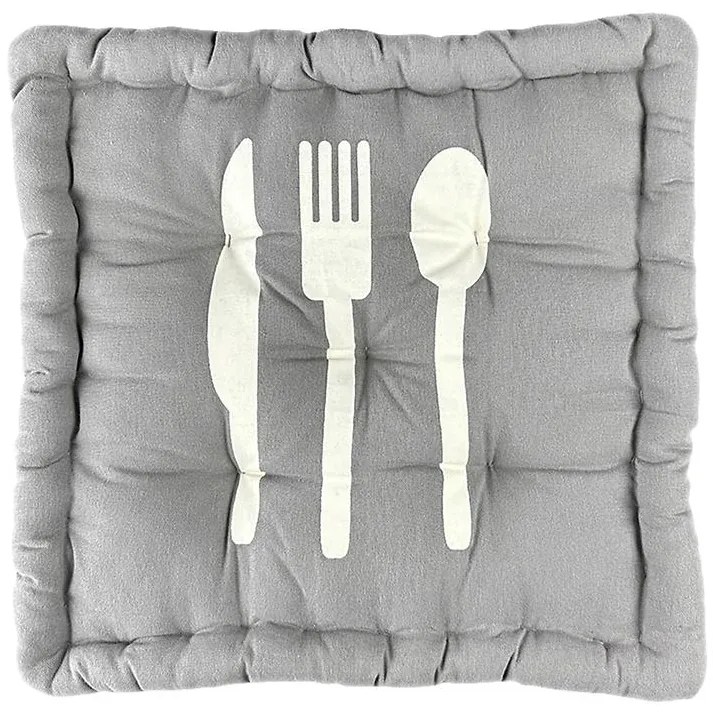 Podsedák MODERN šedá 42x42+8