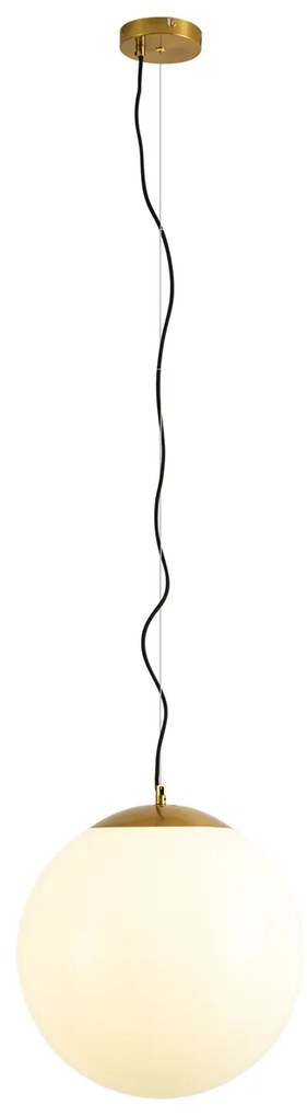 Skandiánske závesné svietidlo opálové sklo 40 cm - Ball 40
