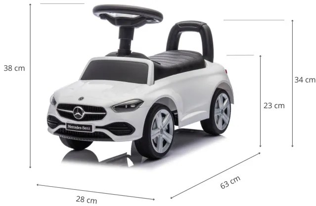 Odrážadlo MERCEDES C-Class S biele