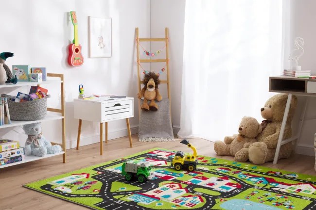 Koberec Agnella Funky Top Super Mesto C limetka