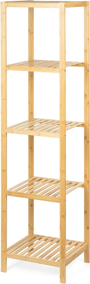 Noela Bambusový regál s 5 policami BAMBI