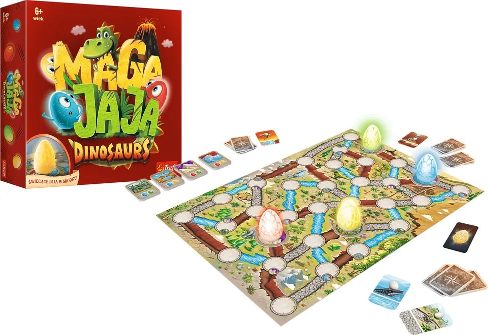 Trefl Gry Rodinná hra Magajaja Dinosaurs Trefl 02281