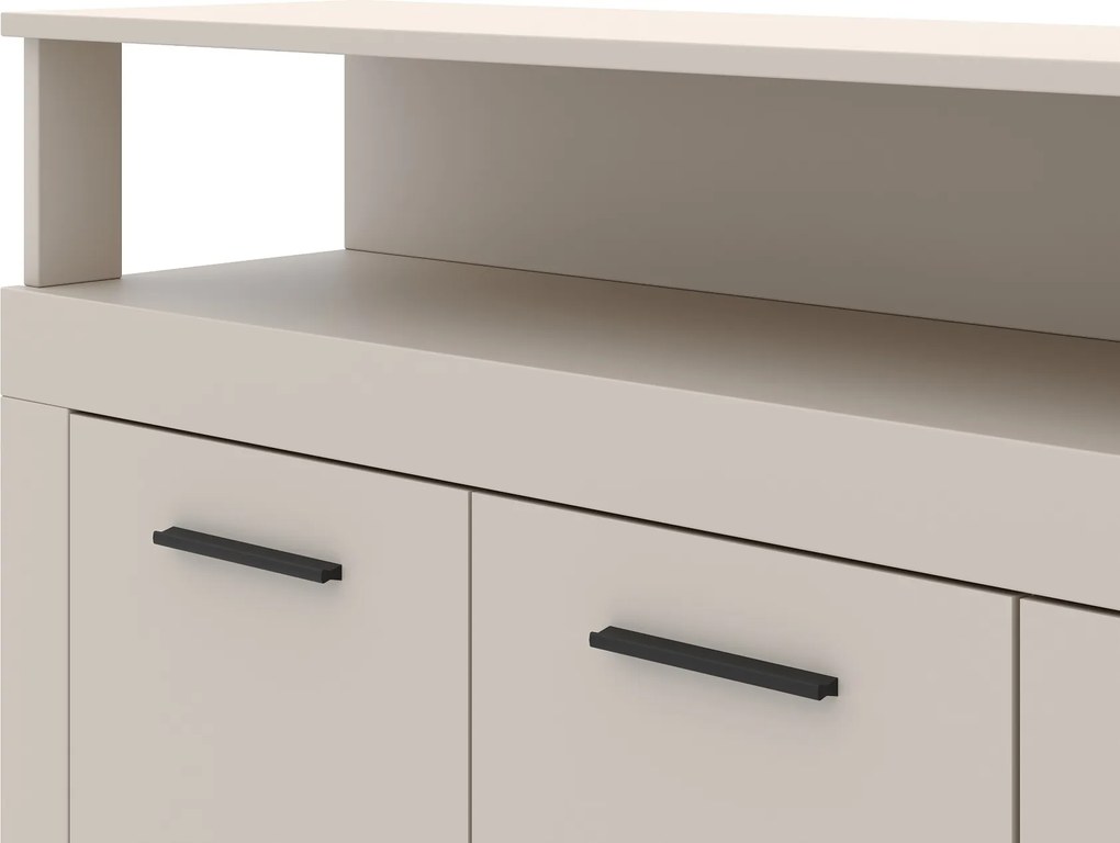 Komoda Luna 190 cm kašmírová