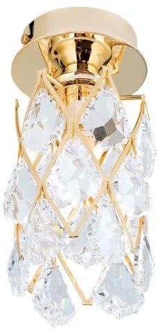 Orion - Stropné svietidlo RITA 1xG9/40W/230V priemer 9 cm zlaté