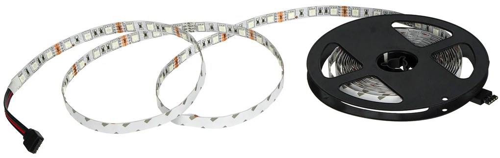 BERGE LED pásik - SMD 5050 - RGB - 5m - 60LED/m - 14,4 W/h - IP20 - s konektorom