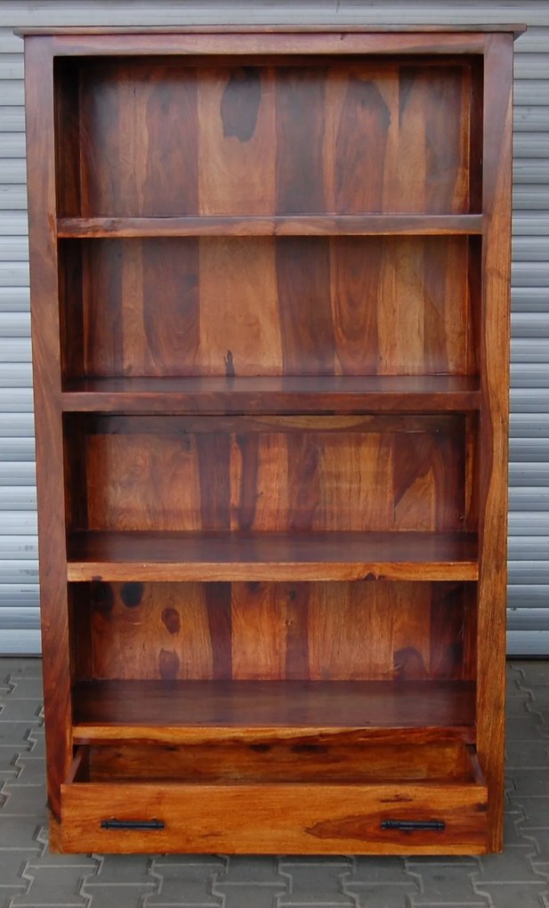 furniture-nabytek.cz - Luxusná knižnica 90x35x180 z masívu palisander