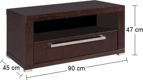 TV stolík Remi 1S - drevo D16