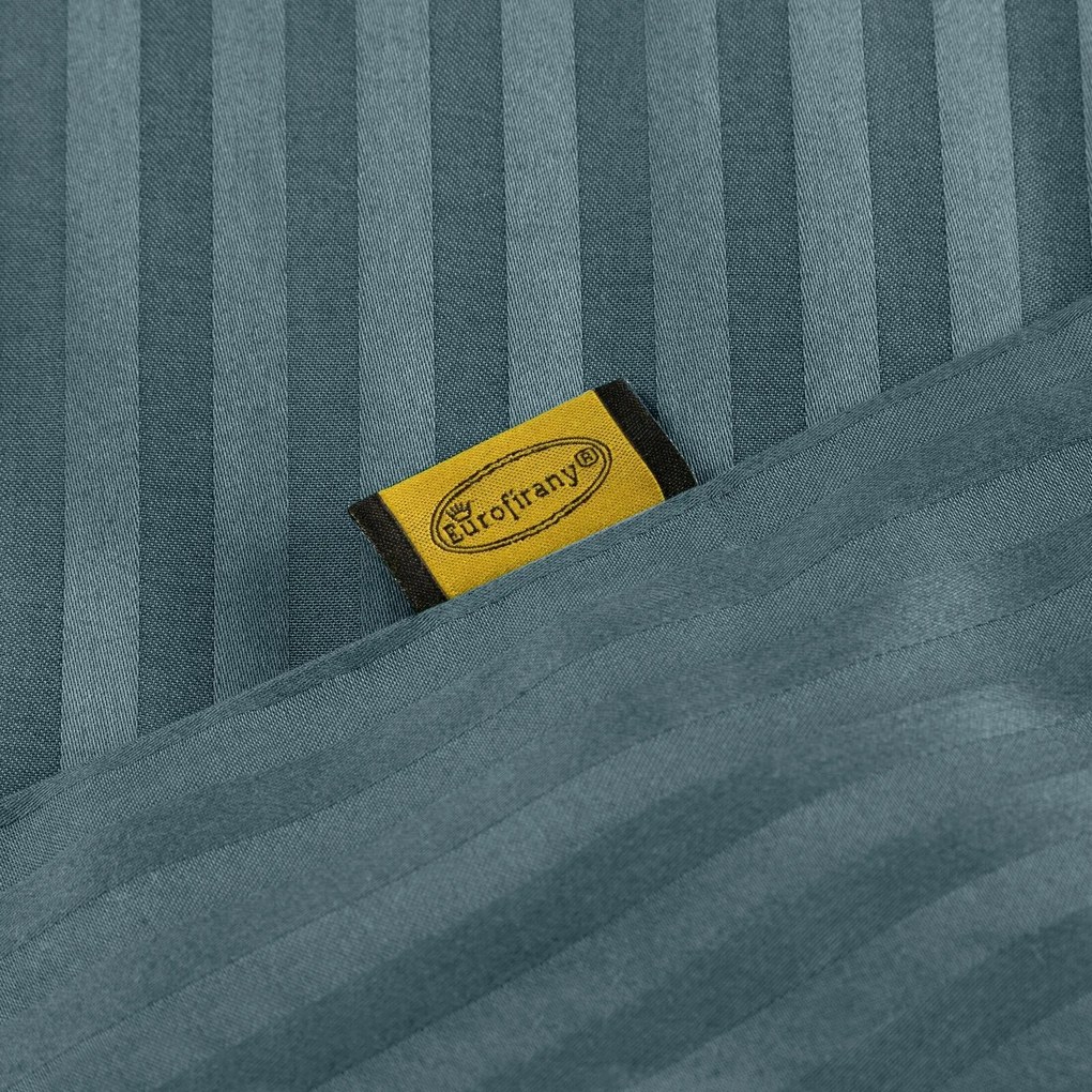 SATÉNOVÉ OBLIEČKY VERA 160X200 CM, 2 KS 70X80 CM SVETLOMODRÉ