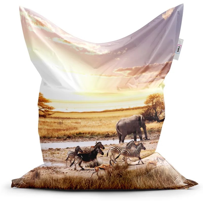 Sablio Sedací vak Safari - 200x140 cm
