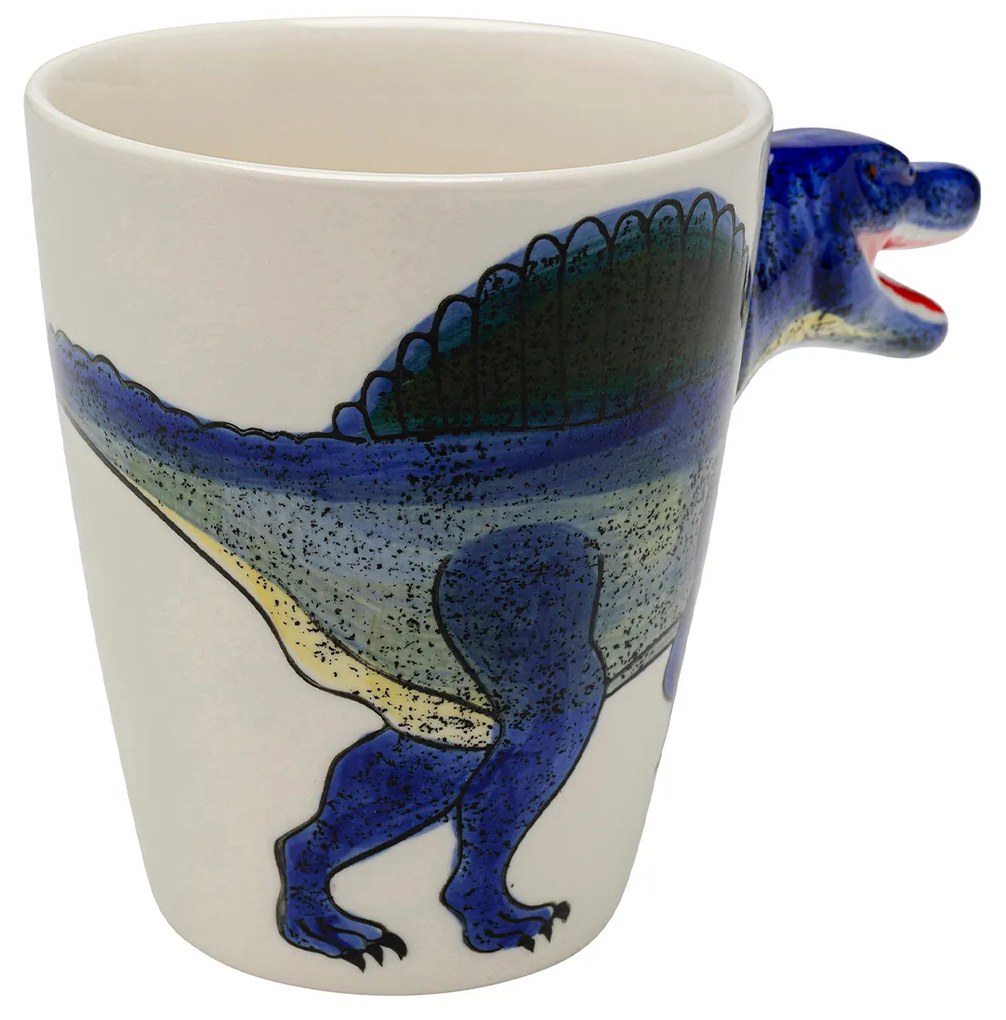 Funny Dino dekoračná šálka modrá