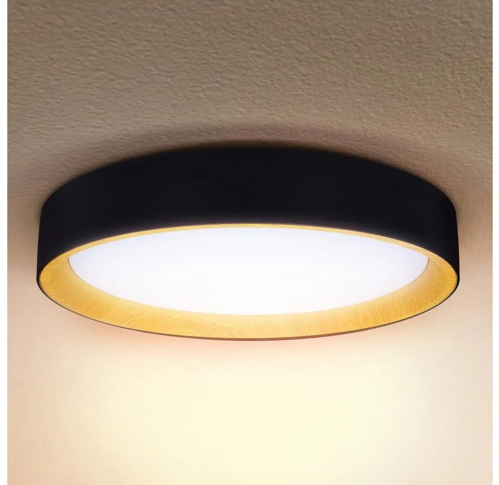Brilagi-LED Stmievateľné svietidlo LARIOS LED/60W/230V 3000-6500K ø 49 cm čierna+DO BG1339