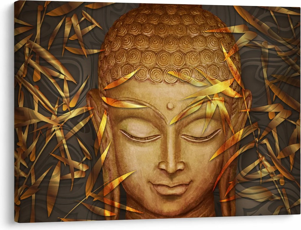 Obraz - Zlatý Budha (70x50 cm)
