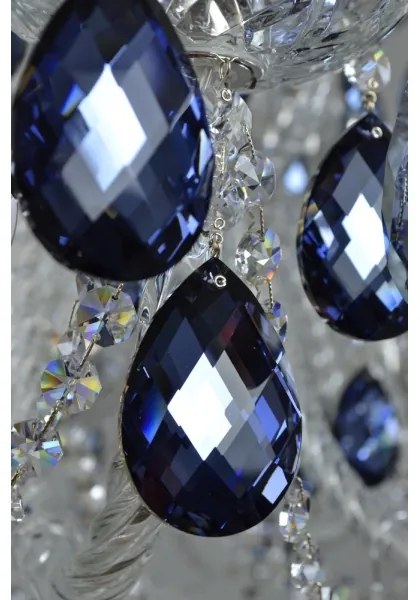 Wranovsky JWZ166182231 - Krištáľový luster na reťazi OCEAN 18xE14/40W/230V