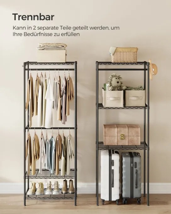 Otvorená šatníková skriňa LGR431B01