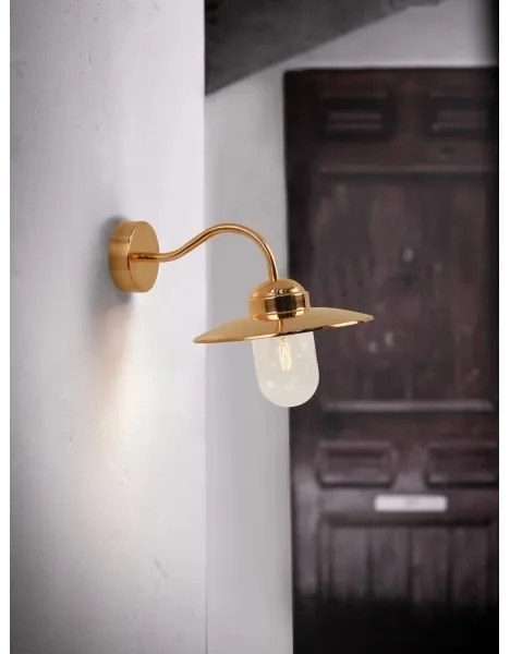 Nordlux - Vonkajšie nástenné svietidlo LUXEMBOURG 1xE27/60W/230V IP54 medené