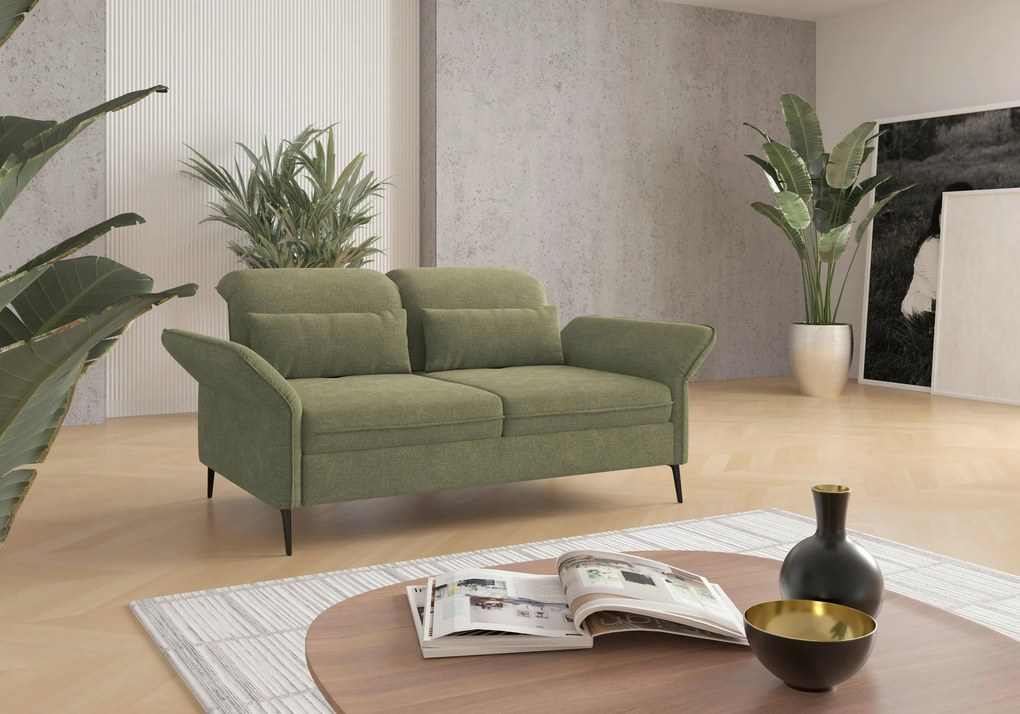 XXXLutz 2,5-MIESTNA POHOVKA, textil, svetlozelená Sit & More - Sedačky - 00014401185Y