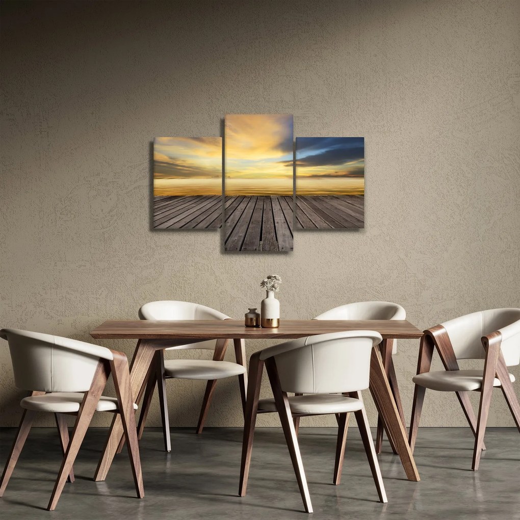 Obraz - Mólo s výhľadom (90x60 cm)