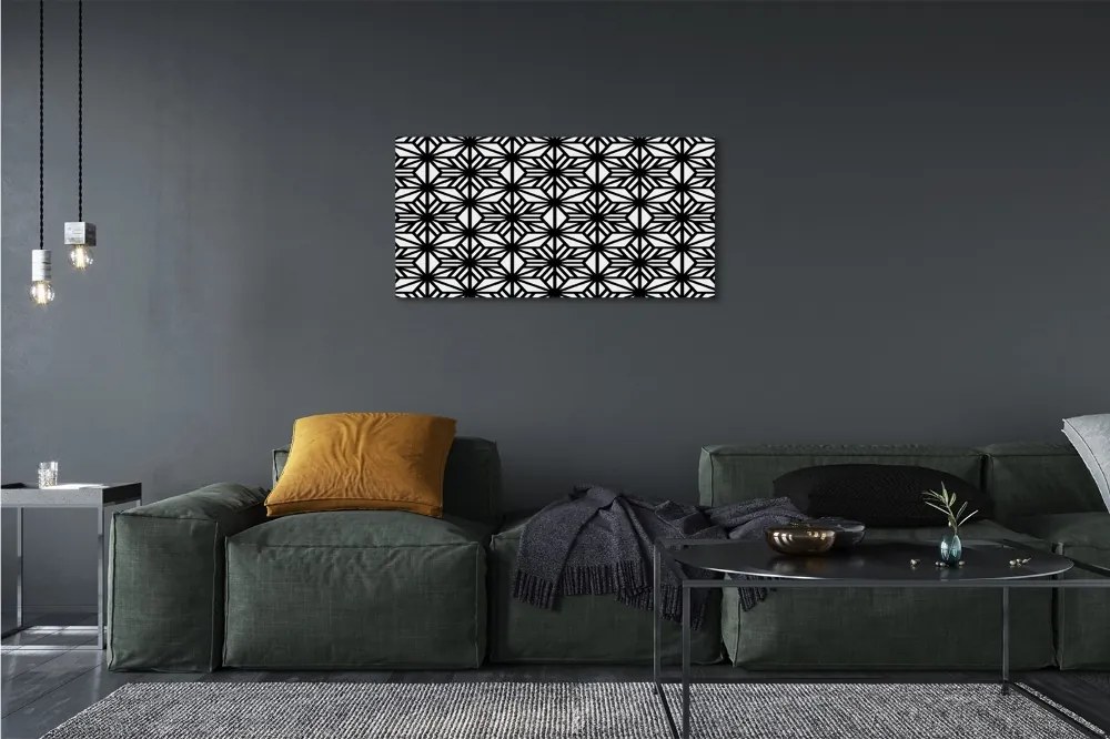 Obraz canvas Kvetinový geometrický vzor 120x60 cm